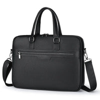 HKM-466003 Elegant Waterproof PU Leather Laptop Briefcase for Business & Travel - Multi-Function Design