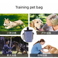 HKM-4660285 Portable Waterproof Pet Training Waist Bag with Multiple Pockets for Dog Toys and Snacks