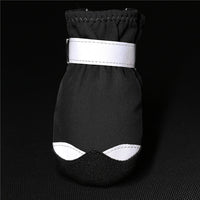 HKM-4660669 Waterproof Non-Slip Wear-Resistant Pet Shoes with Reflective Nylon and Polar Fleece Lining