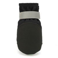 HKM-4660669 Waterproof Non-Slip Wear-Resistant Pet Shoes with Reflective Nylon and Polar Fleece Lining