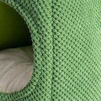 HKM-4661309 Cozy Cactus Cat Bed for Dogs and Cats - Enclosed Warm Nest for Deep Sleep
