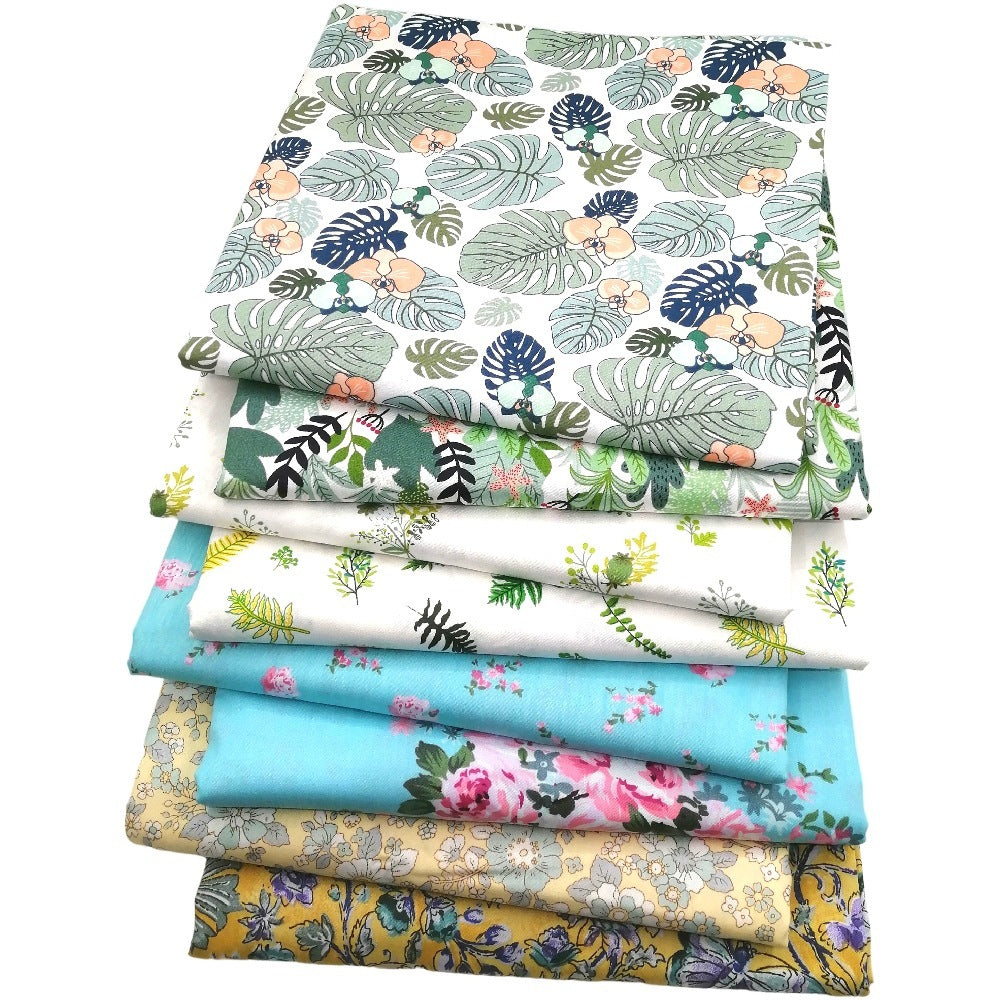 HKM-466131 Cotton Twill Printed Fabric for DIY Handmade Patchwork - Multiple Sizes Available