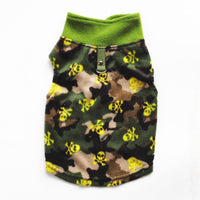HKM-4662205 Cozy Polar Fleece Dog Clothes for Autumn and Winter - Christmas Hat, Green Skull, Christmas Tree Designs