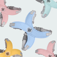 HKM-4663101 Reflective Chest Strap with Tow Rope for Dogs - Breathable and Comfortable in Pink, Green, Blue, Yellow