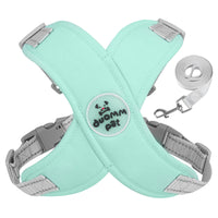 HKM-4663101 Reflective Chest Strap with Tow Rope for Dogs - Breathable and Comfortable in Pink, Green, Blue, Yellow