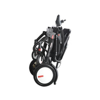 HKM-466323 Lightweight Portable Folding Electric Wheelchair with Brushless Motors - 16kg, 100kg Capacity, 12Ah Lithium Battery