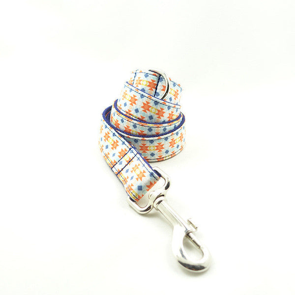 HKM-4663613 Durable Polyester Dog Collar and Leash Set for Your Pet's Comfort and Safety