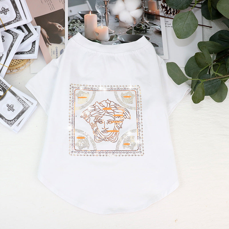 HKM-4664381 Schnauzer Summer T-Shirt - Thin Cotton Tee for All Sizes