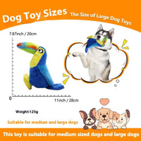 HKM-4664637 Big Billed Plush Bird Toy for Dogs - Fun, Interactive Chewing and Teasing Playtime