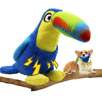 HKM-4664637 Big Billed Plush Bird Toy for Dogs - Fun, Interactive Chewing and Teasing Playtime