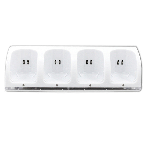 HKM-466515 Wii Four-Controller Charging Station with Four Rechargeable Batteries and USB Charging Cable