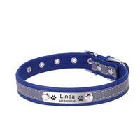 HKM-4665661 Reflective Microfiber Collars for Small and Medium Dogs and Cats - Multiple Colors Available