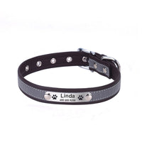 HKM-4665661 Reflective Microfiber Collars for Small and Medium Dogs and Cats - Multiple Colors Available