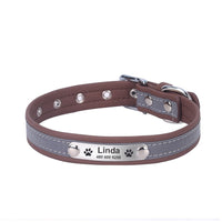 HKM-4665661 Reflective Microfiber Collars for Small and Medium Dogs and Cats - Multiple Colors Available