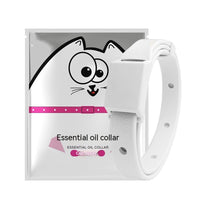 HKM-4665789 Essential Oil Mosquito Repellent Collar for Dogs and Cats - Washable, Adjustable Design, Monochrome Pattern