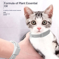 HKM-4665789 Essential Oil Mosquito Repellent Collar for Dogs and Cats - Washable, Adjustable Design, Monochrome Pattern