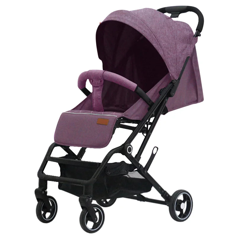HKM-466643 Lightweight Foldable Baby Stroller with One-Hand Portable Travel Design