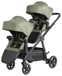 HKM-4666707 tandem twin stroller showcase with staggered seats
