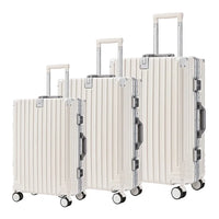 HKM-466835 4-Piece Soft Luggage Set with Wheels and Carry-On Bag for Convenient Travel