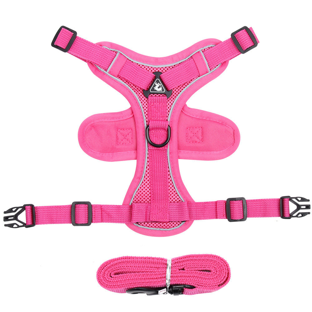 HKM-4668861 Breathable Mesh Pet Vest with Anti-Lost Collar for Dogs and Cats - Various Colors Available