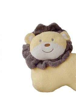 HKM-4669245 Cute Animal Series Waist Pillow - Lion, Elephant, Giraffe - 40cm x 38cm Plush Doll