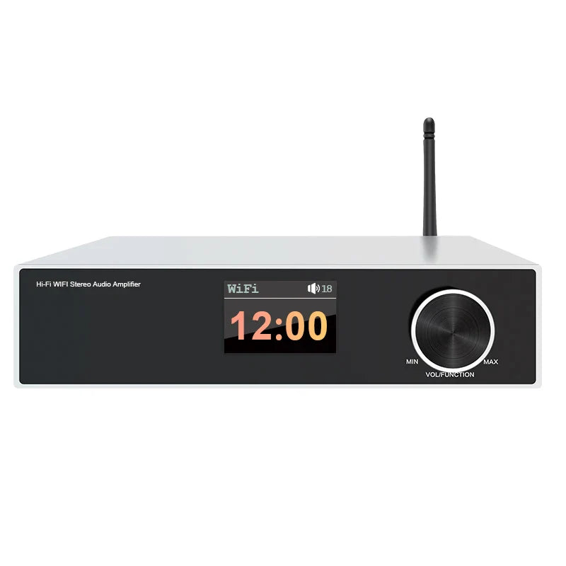 HKM-466963 Power Amplifier with Wifi and Bluetooth, Airplay 2.0, Class D DSP Technology for Home Audio System