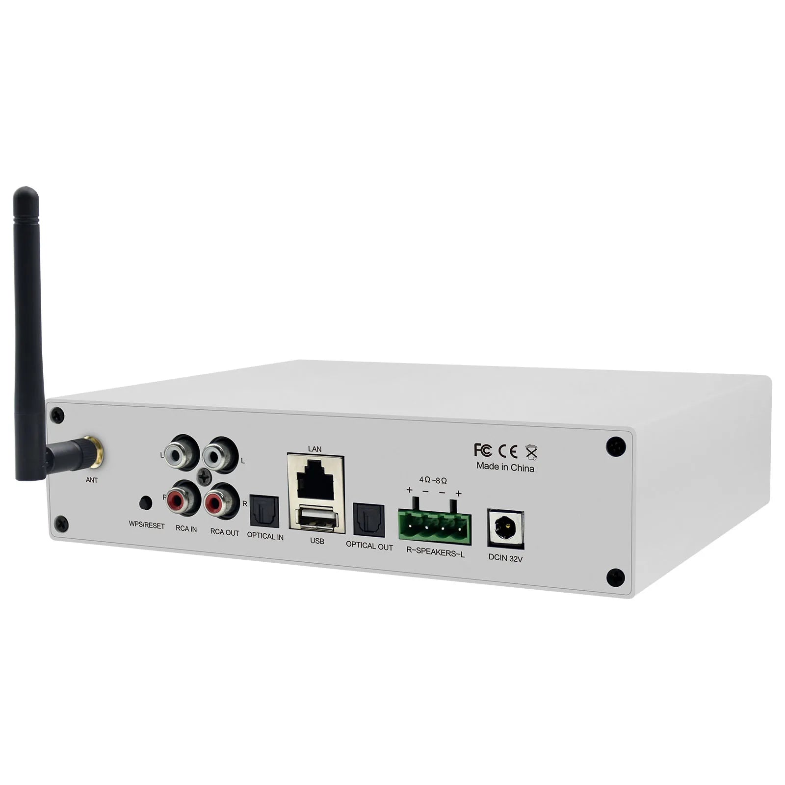 HKM-466963 Power Amplifier with Wifi and Bluetooth, Airplay 2.0, Class D DSP Technology for Home Audio System
