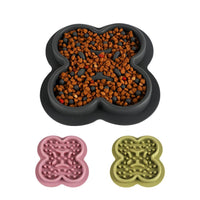 HKM-466963 Silicone Nonslip Pet Licking Mat for Dogs and Cats - Slow Feed Dispensing Placemat