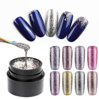 HKM-467091 Bright Platinum UV Glue Phototherapy Nail Polish Adhesive, 5ml - Multiple Styles Available