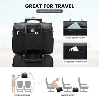 HKM-467155 Large Canvas Computer Work Bag for Women, Stylish Shoulder Handbag and 15.6in Laptop Briefcase
