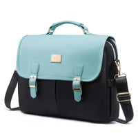 HKM-467155 Large Canvas Computer Work Bag for Women, Stylish Shoulder Handbag and 15.6in Laptop Briefcase