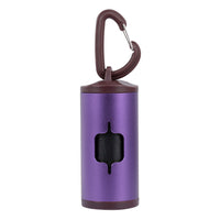 HKM-4671805 Portable Aluminum Dog Waste Bag Holder with Hook for Easy Cleanup