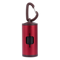 HKM-4671805 Portable Aluminum Dog Waste Bag Holder with Hook for Easy Cleanup