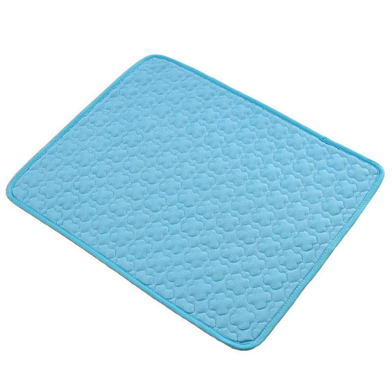 HKM-467283 Pet Cooling and Breathable Ice Silk Pad - Soft Three-Layer Polyester, Nylon & Cotton for Comfort in Summer