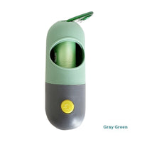HKM-4673213 Pet Waste Bag Dispenser with Illuminated Design for Easy Cleanup - Portable and Leak-Proof