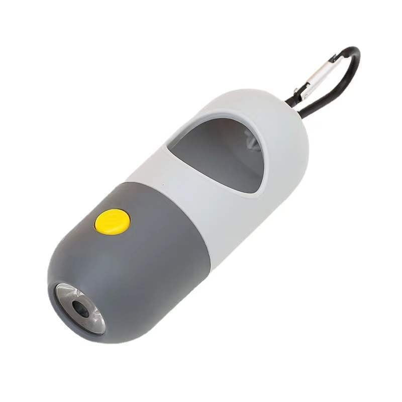 HKM-4673213 Pet Waste Bag Dispenser with Illuminated Design for Easy Cleanup - Portable and Leak-Proof
