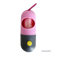 HKM-4673213 Pet Waste Bag Dispenser with Illuminated Design for Easy Cleanup - Portable and Leak-Proof