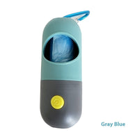 HKM-4673213 Pet Waste Bag Dispenser with Illuminated Design for Easy Cleanup - Portable and Leak-Proof