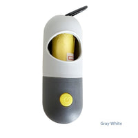 HKM-4673213 Pet Waste Bag Dispenser with Illuminated Design for Easy Cleanup - Portable and Leak-Proof