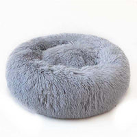HKM-4673597 Cozy Round Plush Pet Nest in Various Sizes and Colors