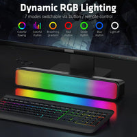 HKM-467603 RGB Mini Soundbar for Home Theater and Gaming Audio System