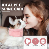 HKM-4677309 Soft Neck Brace Cone Collar for Cats and Dogs After Surgery - Supportive Recovery Aid