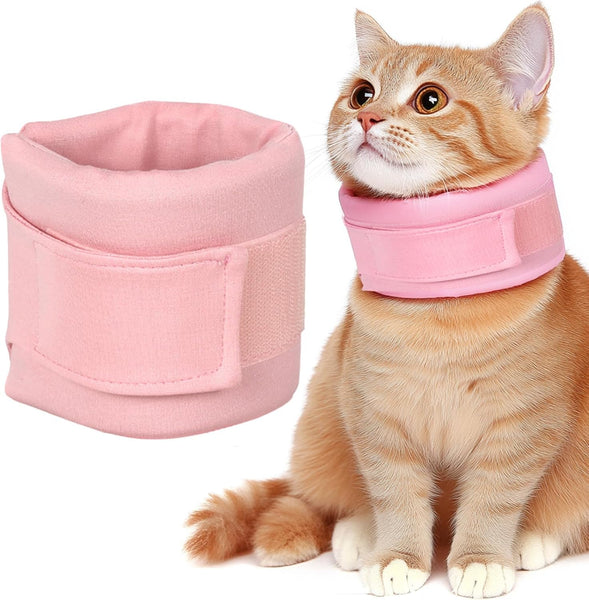 HKM-4677309 Soft Neck Brace Cone Collar for Cats and Dogs After Surgery - Supportive Recovery Aid