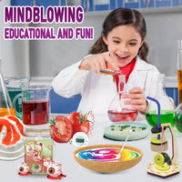 HKM-467731 80+ Science Experiments STEM Kit for Kids - Engaging Chemistry Learning Tool