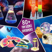 HKM-467731 80+ Science Experiments STEM Kit for Kids - Engaging Chemistry Learning Tool