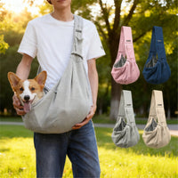 HKM-4677565 Cotton Pet Sling Carrier Bag for Small Dogs and Cats - Comfortable and Portable Travel Shoulder Bag