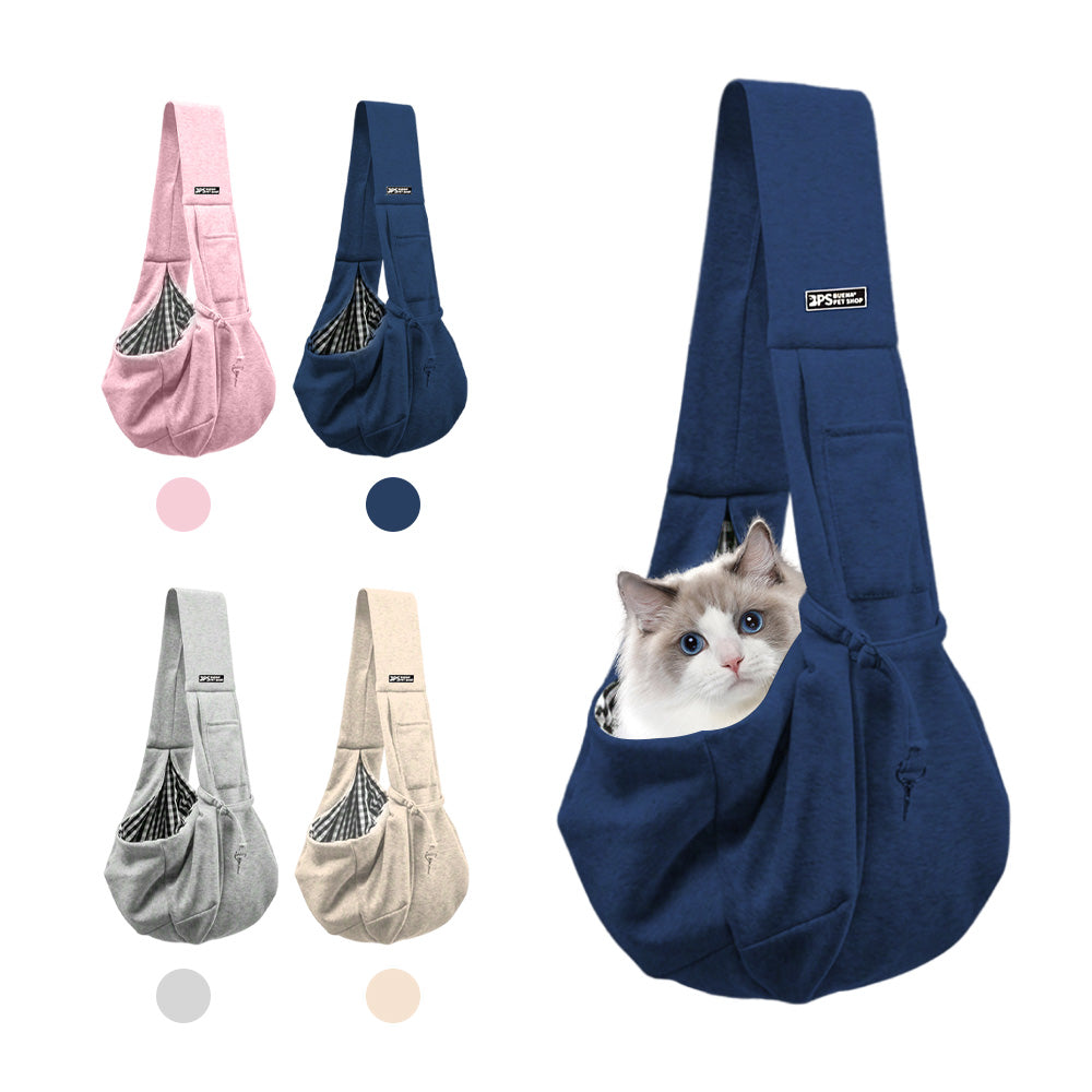 HKM-4677565 Cotton Pet Sling Carrier Bag for Small Dogs and Cats - Comfortable and Portable Travel Shoulder Bag