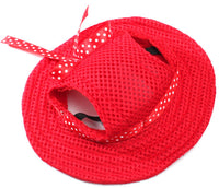 HKM-4677693 Breathable Sun Hat for Dogs - Lightweight Teddy Baseball Cap in Various Colors