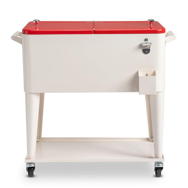 HKM-467795 Refrigeration and Insulation Trolley with Rectangular Plastic Box and Iron Leg Tubes, Dimensions 87.5x38.5x91cm