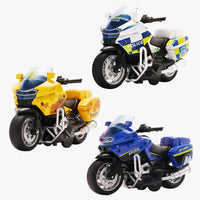 HKM-467859 1:14 Scale Diecast Motorcycle Toy with Lights and Music for Kids 3+